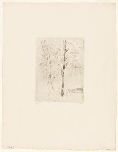 ブローニュの湖 作： Berthe Morisot