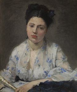 若い女性1871 作： Berthe Morisot