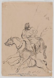 第4不規則騎兵、1845年頃（水彩） 作： Bethune Donald Grant