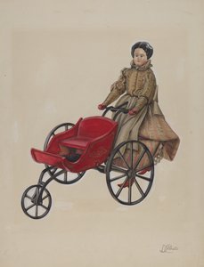 ゴーカートと人形