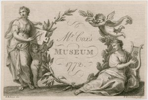 コックス氏の博物館、1772年 作： Biagio Rebecca