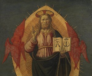 1480年頃の慈悲の態度における父なる神 作： Biagio dAntonio