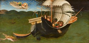 嵐を追放するバーリの聖ニコラス、1433-1435 作： Bicci di Lorenzo