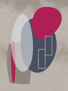 柔らかな抽象的な形 作： 