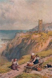 クローマーの眺め、19世紀、1935年 作： Birket Foster