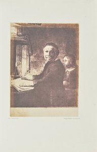 [リーヴェン・ウィレムス・ファン・コッペノール（筆記具師）：小さい方のプレート 作： Bisson Frères