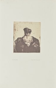 [あごひげを生やし、毛皮の帽子をかぶり、ビロードのマントを羽織った老人] 作： Bisson Frères