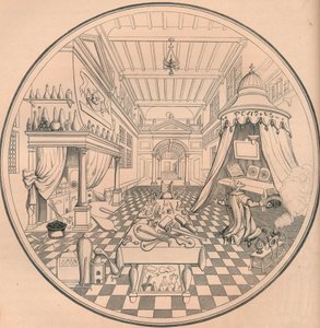 錬金術師、16世紀、1849年。 作： Bisson and Cottard