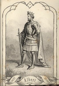 寛大なアルベルト 1397 年から 1439 年、ハンガリーとクロアチアの王 作： Béla Vizkelety