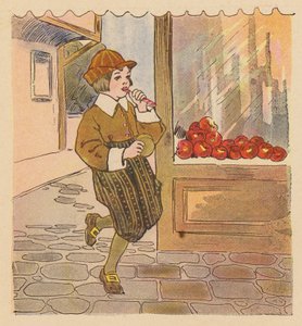 童謡：ハンディ・パンディ（カラーリトグラフ） 作： Blanche Fisher Wright