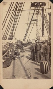 USSニューハンプシャー、1864-1865年頃（写真） 作： ブラウベルト＆ハバード