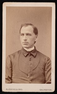 ジョセフ・セレスティン・キャリア牧師の肖像、1833年から1904年、1876年以前。