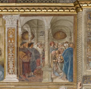 中央アベ、第4北スパン、割礼、ボッカチーノ Boccaccino 1516-17年 作： Boccaccio Boccaccino