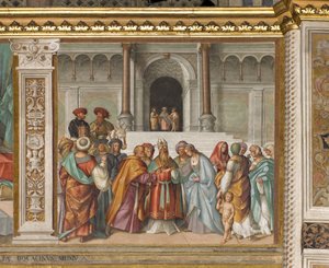 中央身廊、第2北スパン、聖母の結婚、ボッカッチョ Boccaccino 1514-15年