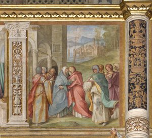 中央身廊、北側第3スパン、訪問記、ボッカチーノ Boccaccino 1516-17年 作： Boccaccio Boccaccino