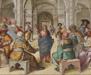 長老会、第8北スパン、イエスの論争、ボッカッチョBoccaccino 作： Boccaccio Boccaccino