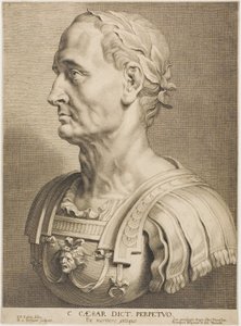 永遠の独裁者ユリウス・カエサル（ギリシャ・ローマの12人の有名人より 作： Boetius Adams Bolswert