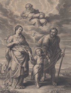 エジプトからの帰還、1595-1659。 作： Boetius Adams Bolswert