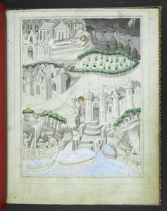 追加 24189, f.5r, The island of Cyprus, from 