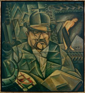 男性の肖像 作： Bohumil Kubišta