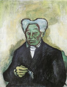 アーサーショーペンハウアーの肖像、1908年 作： Bohumil Kubišta