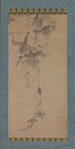 14 世紀後半のブドウの蝉。 作： Bokurin Guan