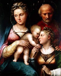 聖カタリナの神秘的なマリアージュ 作： Bolognese School