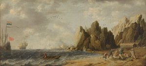 夏の北極海南部の架空の入り江 作： Bonaventura Peeters (I)