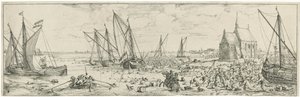 カロ要塞への攻撃の失敗、1638 年 作： Bonaventura Peeters (I)
