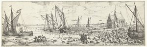 カロ要塞への攻撃の失敗、1638 年 作： Bonaventura Peeters (I)