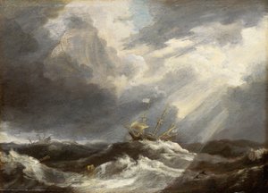 嵐の海の陽光 1640年代頃（絵画） 作： Bonaventura Peeters
