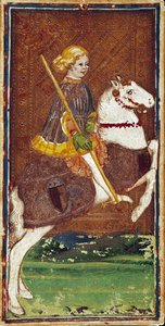 ボニファシオ・ベンボ（1420-1482）のヴィスコンティ家のタロットゲームの地図、15世紀半ば - ベルガモ、Galleria dell