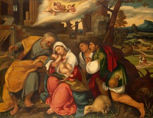 羊飼いの礼拝、1540年。 作： Bonifacio de