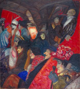 キャバレー黒猫、1913 作： Boris Dmitrievich Grigoriev
