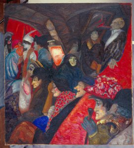 パリのキャバレー ブラック キャット 作： Boris Dmitrievich Grigoriev