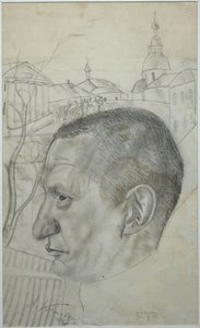 アレクサンドルケレンスキー1881-1970、1924の肖像 作： Boris Dmitrievich Grigoriev