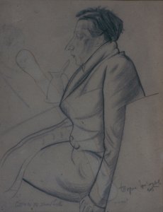 詩人ヴェリミールフレブニコフの肖像1885-1922、1915
