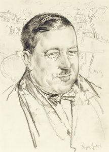 アーティストイリヤマシコフの肖像 作： Boris Dmitrievich Grigoriev