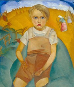 1920年に生まれた息子の肖像 作： Boris Dmitrievich Grigoriev