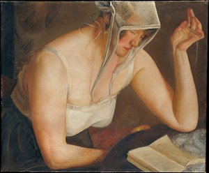 女性の読書、c。 1922