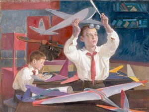 若き空力の先駆者たち 作： Boris Jeremejewitsch Wladimirski
