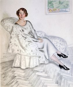 レディー・イン・インテリア」、1925年。