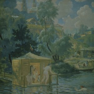 入浴者、1921年