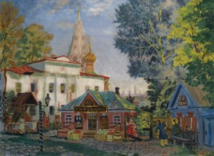 州では、1920 作： Boris Mikhailovich Kustodiev