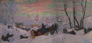 ざんげ節、1916 作： Boris Mikhailovich Kustodiev