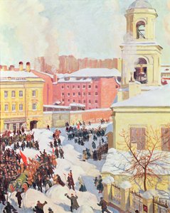 1917 年 2 月 27 日 作： Boris Mikhailovich Kustodiev