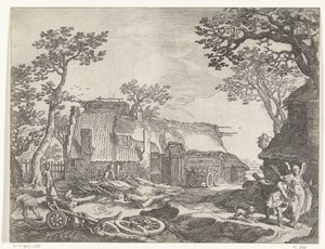 農場とトビアスと天使のいる風景 田園風景（連載タイトル） 作： Boëtius Adamsz. Bolswert