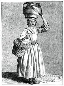 ミルクメイド、1737-1742。