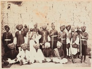 アフガニスタンのベンガル先住民歩兵の第 29 (パンジャブ) 連隊の兵士