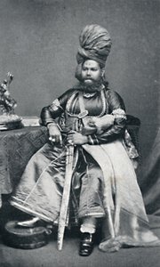 パナブのマハラジャ、ボンベイ大統領、1902年